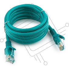 Патч-корд UTP Cablexpert кат.5e, 2м, литой, многожильный (зелёный)