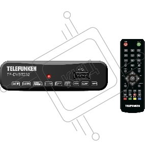 Ресивер DVB-T2 Telefunken TF-DVBT232 черный