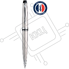Ручка шариковая Waterman Expert 3 (CWS0952100) Stainless Steel CT M син. черн. подар.кор. сменный стержень 1стерж. кругл. 1цв.
