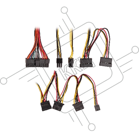 Блок питания 650W Exegate UN650, ATX, 12cm fan, 24p+4p, 6/8p PCI-E, 3*SATA, 2*IDE, FDD