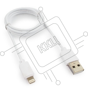 Кабель USB Гарнизон GCC-USB2-AP2-1M-W AM/Lightning, для iPhone5/6/7, IPod, IPad, 1м, белый, пакет