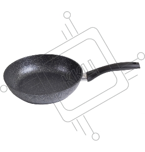 Сковорода Kukmara 220/60мм с ручкой АП (темный мрамор) СМТ227а