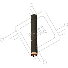 Светильник Ambrella Light XP6302060 SBK/PPG черный песок/золото розовое полированное MR16 GU5.3