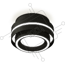 Светильник Ambrella Light XS8414003 SBK/FR черный песок/белый матовый GX53 (C8414, N8434)