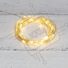 Гирлянда «Роса» 10 м, 100 LED, USB, теплое белое свечение NEON-NIGHT
