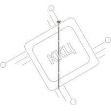 Комплект заземления верт. d16мм (дл.2х1.5м) ДКС NE1104