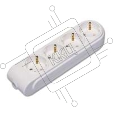 Колодка удлинителя 4-м с заземл. защ. шторки Makel N4210000