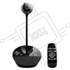 Камера Web Logitech Conference Cam ВСС950 черный 3Mpix (1920x1080) USB2.0 с микрофоном (960-001005)