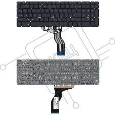 Клавиатура для ноутбука HP Pavilion 15-ab 15-ab000 15z-ab100 черная с зеленой подсветкой
