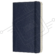 Блокнот Moleskine CLASSIC SOFT QP611B20 90x140мм 192стр. линейка мягкая обложка фиксирующая резинка синий сапфир