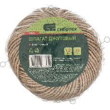 Шпагат джутовый Сибртех 93877 1,5 мм, L 90 м, 4-ниточный, Россия
