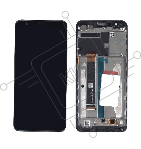 Дисплей для Asus ZenFone Max Plus M1 ZB570TL черный c рамкой