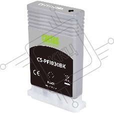 Картридж струйный Cactus CS-PFI030BK PFI-030BK черный (55мл) для Canon imagePROGRAF TA-20/30