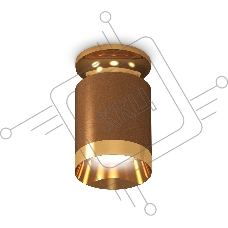 Светильник Ambrella Light XS6304130 SCF/PYG кофе песок/золото желтое полированное MR16 GU5.3 (N6905, C6304, N6134)