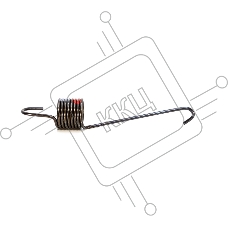 Пружина для стиральной машины Indesit, Ariston C00118009 (8 витков)