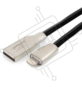 Кабель Cablexpert для Apple CC-G-APUSB01Bk-0.5M, AM/Lightning, серия Gold, длина 0.5м, черный, блистер