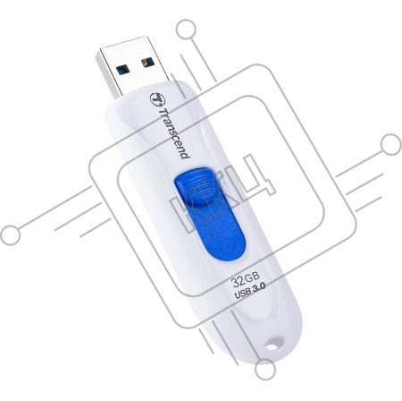 Флеш Диск Transcend USB Drive 32Gb JetFlash 790 TS32GJF790W {USB 3.0}