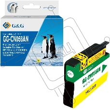 Картридж струйный G&G GG-CN056AN желтый (14 мл) для HP Officejet 6100/6600/6700/7110/7510/7610/7612