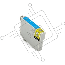Струйный картридж NV Print T0812 (NV-C13T11124A10) Cyan для Epson Stylus Photo 1410/R270/R290/R295/R390/RX590/RX610/RX615/X690/TX650/TX659/TX700/TX700W/TX710W/TX800/T50/T59 (18.2 мл) совместимый