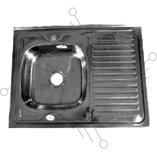 Мойка FABIA 62275L Мойка 80х60 наклад левая 0.6 мм + большой сифон с переливом Мойка FABIA 80х60, накладная, левая, толщина 0,6 мм, глубина 160 мм + большой сифон с переливом