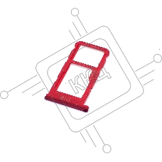 Лоток для SIM-карты Huawei Nova 3i красный
