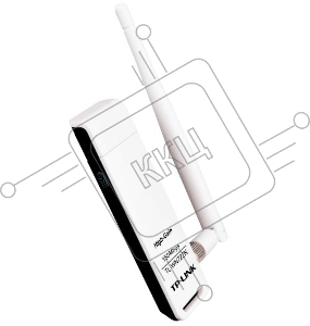 Адаптер TP-Link SOHO TL-WN722N 150Mbps High Gain Wireless N USB Adapter with Cradle, 1T1R, 2.4GHz, 802.11n/g/b, 1 detachable antenna