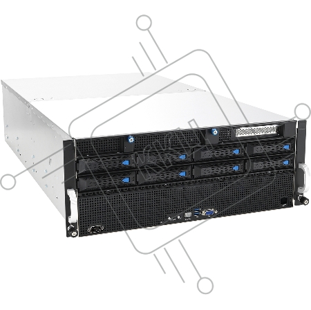 Платформа системного блока ASUS ESC8000A-E11 2x SFF8643 (SAS/SATA)+ 4x SFF8654x8, 2x U.2 support, 2x PCIe, 2x 1GbE, 4x 3000W