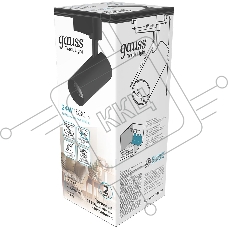 Светильник GAUSS трековый цилиндр 24W 1830lm 4000K 180-240V IP20 65*210мм черный LED 1/40 TR071