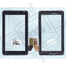 Сенсорное стекло (тачскрин) HOTATOUCH C109191A1-DRFPC097T-V1.0, черное