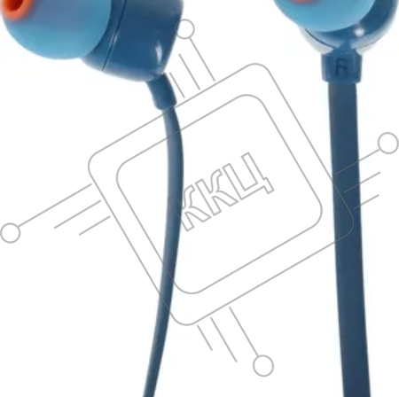 Наушники JBL Гарнитура T110, синий