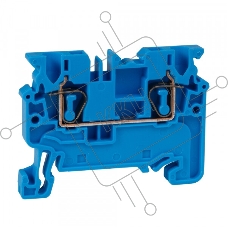 Клемма проходная пружинная OptiClip CX-2,5-I-BU-24A-(0,2-2,5)-синий