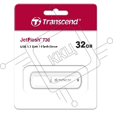 Флеш диск Transcend 32Gb Jetflash 730 TS32GJF730 USB3.0 белый