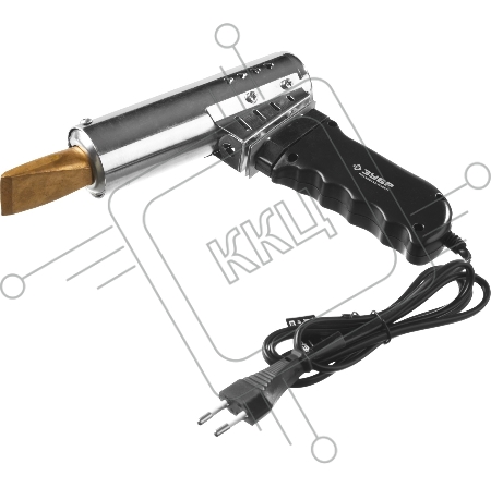 Паяльник ЗУБР 55302-500  профессионал с пластмассовой рукояткой и долговечным жалом 500Вт клин