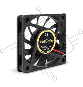 Вентилятор 24В DC ExeGate EX06010S2P-24 (60x60x10 мм, Sleeve bearing (подшипник скольжения), 2pin, 3000RPM, 24.1dBA)