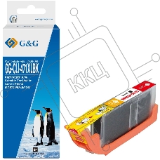Картридж струйный G&G GG-CLI-471XLBK фото черный (10.8мл) для Canon TS5040/MG5740/MG6840/MG7740