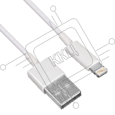 Кабель Buro USB-IP-1.2W2A 1.2м белый