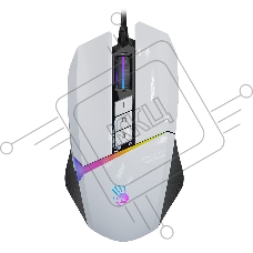 Мышь проводная A4Tech Bloody W60 Max белый, 10000 dpi, USB, кнопки - 10