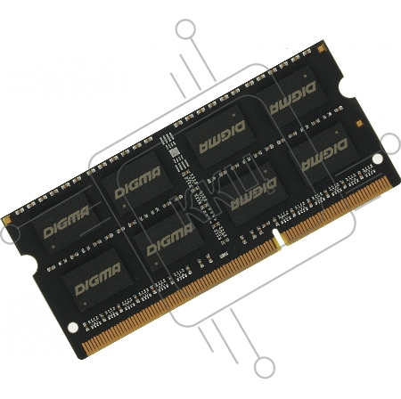 Оперативная память Digma 8Gb DDR3 1600MHz DGMAS31600008D RTL PC3-12800 CL11 SO-DIMM 204-pin 1.5В dual rank