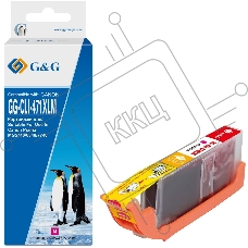 Картридж струйный G&G GG-CLI-471XLM пурпурный (10.8мл) для Canon TS5040/MG5740/MG6840/MG7740