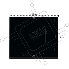Индукционная варочная поверхность Electrolux EIV644 черный