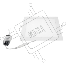 Панель светодиодная встраиваемая квадрат 18Вт 230В 4000К 225мм белая IP40 General GLP-SW13-225-18-4