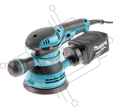 Шлифовальная машина Makita BO5041 ЭШМ,{300Вт,ф125мм,4000-12000об\м,ампл-2.8мм,1.4кг,кор,п\сборник,доп.рукоятка}