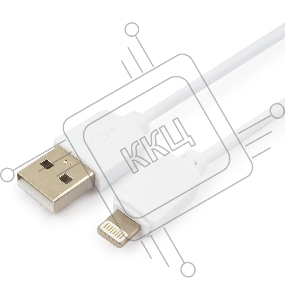 Кабель USB Гарнизон GCC-USB2-AP2-6-W AM/Lightning, для iPhone5/6/7, IPod, IPad, 1.8м, белый, пакет