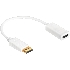 Переходник Greenconnect Переходник белый 0.10m Active DisplayPort/HDMI v1.2/v1.4 20M/19F (GCR-ADP2MHDW)
