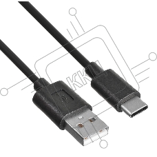 Кабель Buro USB-TC-0.8B2A 0.8м черный