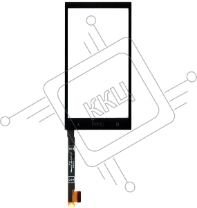 Сенсорное стекло (тачскрин) для HTC One mini, черное