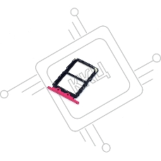 Лоток для SIM-карты Huawei Nova 4 розовый