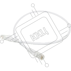 Кабель Патч-корд Lanmaster UTP LAN-PC45/U5E-0.5-WH вилка RJ-45-вилка RJ-45 кат.5е 0.5м белый LSZH (уп.:1шт)