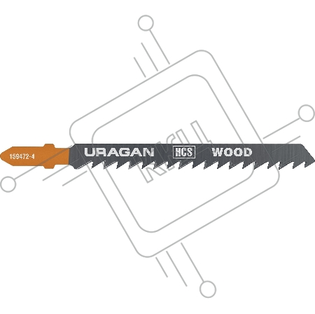 Полотна URAGAN, T101D, HCS, по дереву, ДСП, ДВП, T-хвост., шаг 4мм, 100/75мм, 2шт