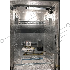 Шкаф уличный всепогодный укомплектованный настенный ЦМО ШТВ-Н, IP55, 12U, корпус: сталь, 600х600х330 мм (ВхШхГ), цвет: серый